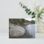 大きい石アットマールボロビーチメイン ポストカード (スタンド正面)