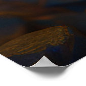 大きい石オパール鉱鮮やか宝石 ポスター (角)