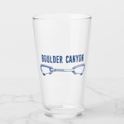 大きい石キャニオンコロラド登山クイックドロー タンブラーグラス (正面)