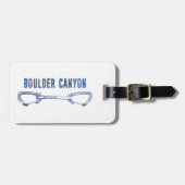 大きい石キャニオンコロラド登山クイックドロー ラゲッジタグ (正面横)