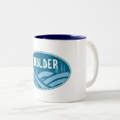 大きい石コロラドアウトドア ツートーンマグカップ (正面右)