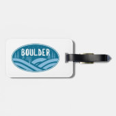 大きい石コロラドアウトドア ラゲッジタグ (裏面横)