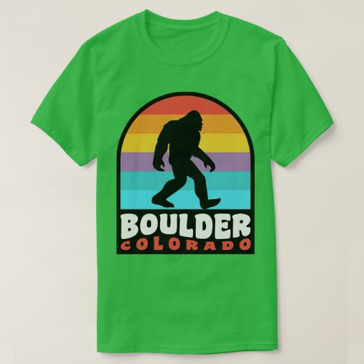 大きい石コロラドハイキングキャンプ Tシャツ (デザイン正面)