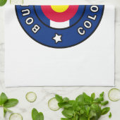 大きい石コロラド キッチンタオル (折り畳み)