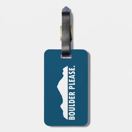 大きい石コロラドPlease ラゲッジタグ (裏面縦)