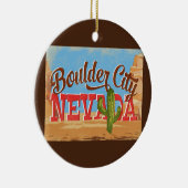 大きい石シティネバダマンガートデザートヴィンテージトラベル セラミックオーナメント (右)