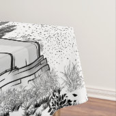 大きい石バンクライトハウス テーブルクロス (インサイチュ)