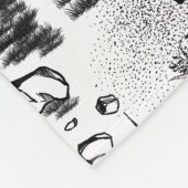 大きい石バンクライトハウス フリースブランケット (角)