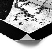 大きい石バンクライトハウス ポスター (角)