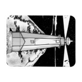 大きい石バンクライトハウス マグネット (横)