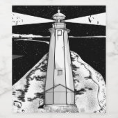 大きい石バンクライトハウス ワインラベル (シングルラベル)