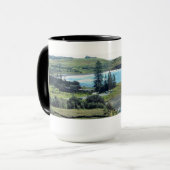 大きい石ビーチコーヒーマグ マグカップ (正面左)