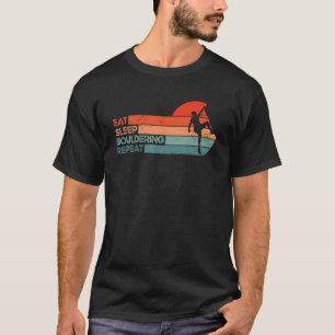 大きい石マウンテンロックマウンテンクライマー Tシャツ