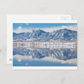 大きい石リザーバフラティロンリフレクション大きい石Co ポストカード (正面/裏面)