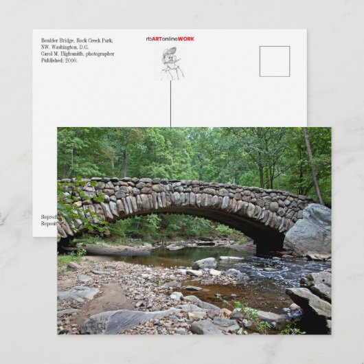 大きい石橋 ポストカード (正面/裏面)