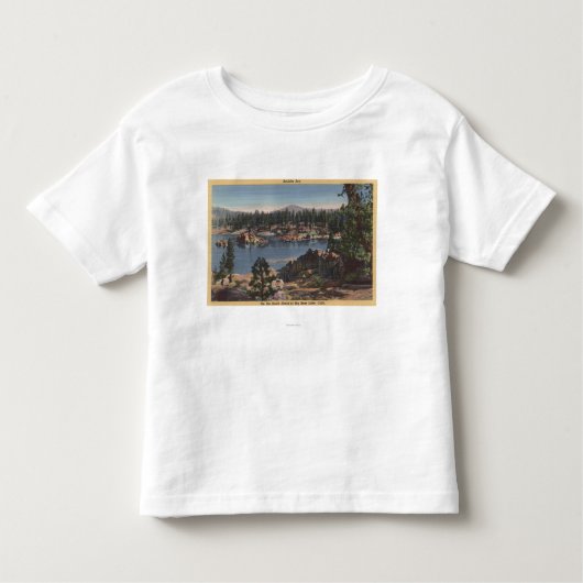 大きい石湾の南海岸の眺め トドラーTシャツ (正面)