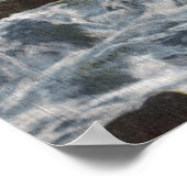 大きい石滝イン大きい石キャニオンコロラドビュー ポスター (角)