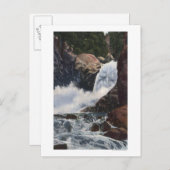 大きい石滝イン大きい石キャニオンコロラドビュー ポストカード (正面/裏面)