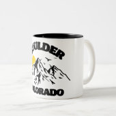 大きい石、コロラド ツートーンマグカップ (正面右)