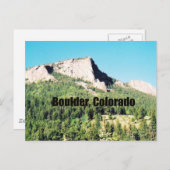 大きい石、コロラド ポストカード (正面/裏面)