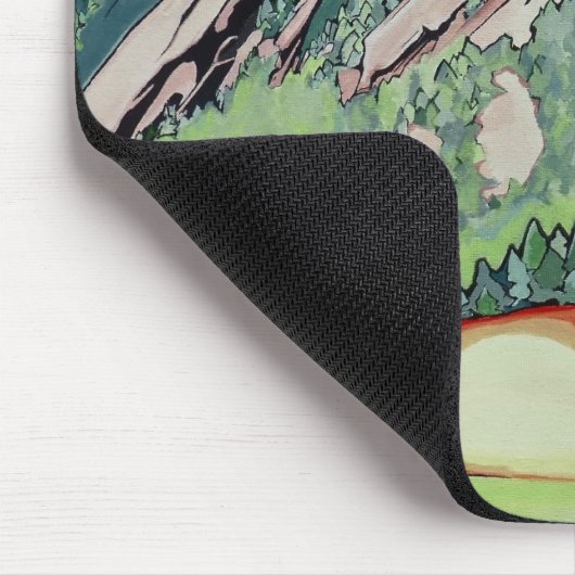 大きい石Flatirons マウスパッド (コーナー)