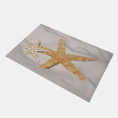 大きい砂の2匹のヒトデ ドアマット (アングル)