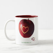 大きい神聖な根の農場の買物のローカルマグ- ツートーンマグカップ (左)