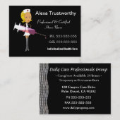 大きい私用ナースのプロフェッショナル 名刺 (正面/裏面)