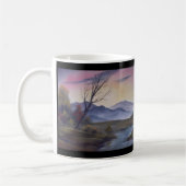 大きい秋MountainsTwoはマグ味方しました コーヒーマグカップ (左)