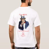 大きい米国市民DTD Tシャツ (裏面)