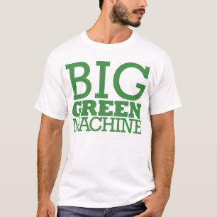 大きい緑機械-緑 Tシャツ