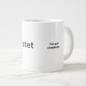 大きい編集者のマグ ジャンボコーヒーマグカップ (正面右)