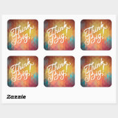 大きい考えて下さい スクエアシール (シート)