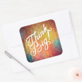 大きい考えて下さい スクエアシール (封筒)