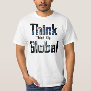 大きい考えます全体的考えて下さい Tシャツ