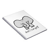 大きい耳は象ノートを忘れません ノートブック (右側)