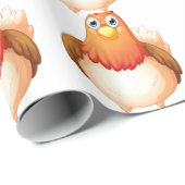 大きい脂肪質雌鶏 ラッピングペーパー (ロールコーナー)