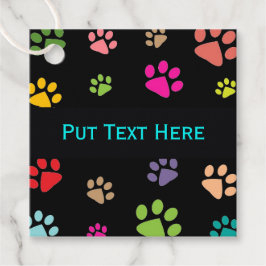 大きい色の数々の前刷り印刷デザイン優先カード フェイバータグ