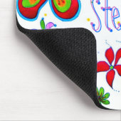 大きい花の芸術的なマウスパッド マウスパッド (コーナー)