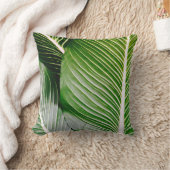 大きい葉の枕 クッション (ブランケット)