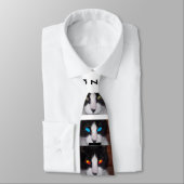 大きい行の熱狂するにタイ、特色になることおよびゴーメッツ猫 ネクタイ (タイ)