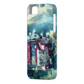 大きい装備の燃料のタンカーのトラック運転手のiPhone 5の場合 Case-Mate iPhoneケース (裏面左)