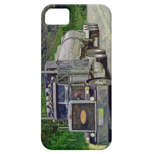 大きい装備の燃料のタンカーのトラック運転手のiPhone 5の場合 Case-Mate iPhoneケース (裏面)