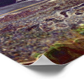 大きい装備の白いガソリンタンカーの運転者の芸術ポスター ポスター (角)