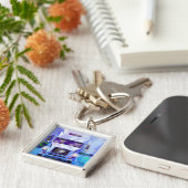 大きい装備の貨物トラックの恋人の芸術 キーホルダー (側面)