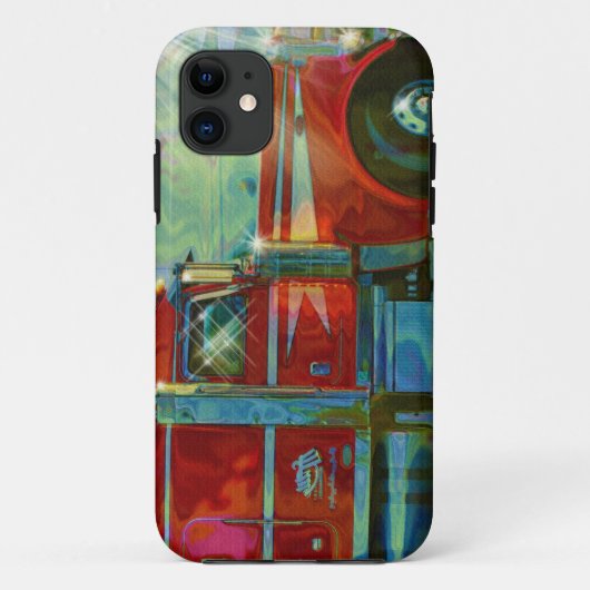 大きい装備の貨物自動車の大型トラックのiPhone 5の箱 Case-Mate iPhoneケース (裏面)