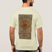 大きい角のベスト Tシャツ (裏面)