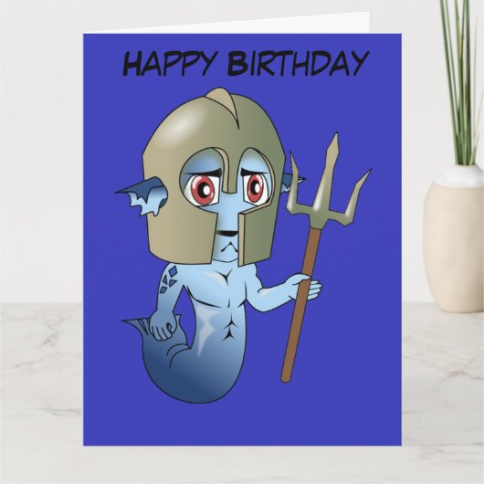 大きい誕生日のマーマンネプチューンの戦士 カード (正面)