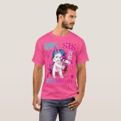大きい誕生日の女の子のUnicorn大きい Tシャツ (正面フル)