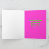 大きい誕生日カードまたは大きい画像(年齢と写真) カード (内部)